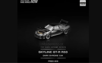 PRDC003 Pop Race Nissan Skyline R33 GT-R  *The Dark Chrome Series*, dark chrome